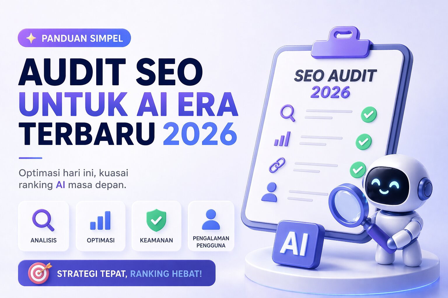 Strategi Audit SEO Berbasis Real-Time AI Monitoring System untuk Mengontrol Performa Website Secara Instan di Era 2026