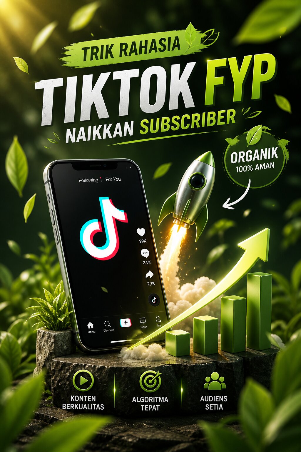 Optimasi Engagement Awal TikTok 2026 sebagai Penentu FYP dan Pertumbuhan Subscriber Organik